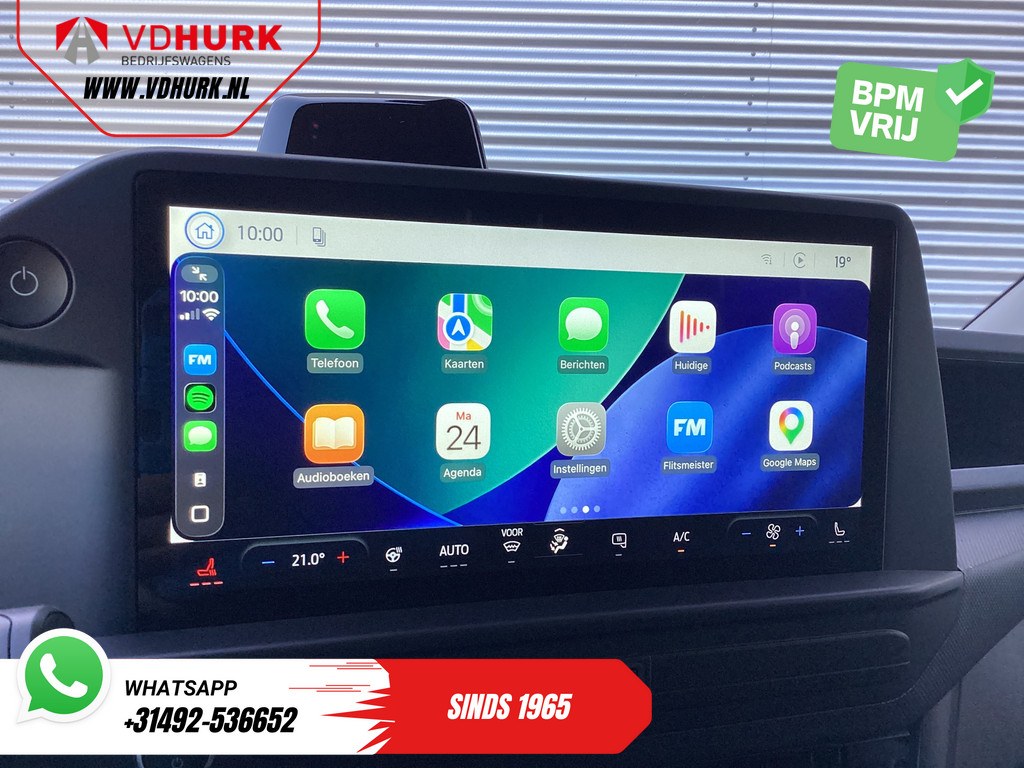 Ford E-Transit Custom Bestelbus L2 Trend 71 kWh 370 Km WLTP Garantie T/m 7-2031/ LED/ Standkachel/ Stoelverw./ Carplay/ Climate/ Camera/ PDC/ LMV/ Cruise 14