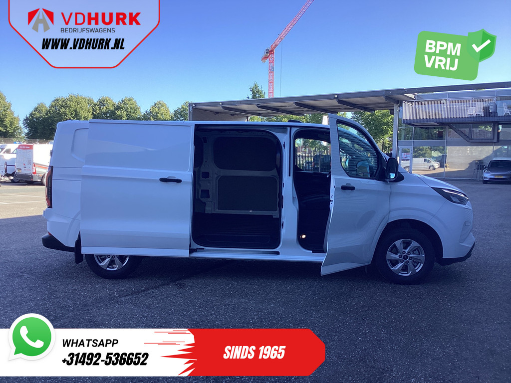 Ford E-Transit Custom Bestelbus L2 Trend 71 kWh 370 Km WLTP Garantie T/m 7-2031/ LED/ Standkachel/ Stoelverw./ Carplay/ Climate/ Camera/ PDC/ LMV/ Cruise 5