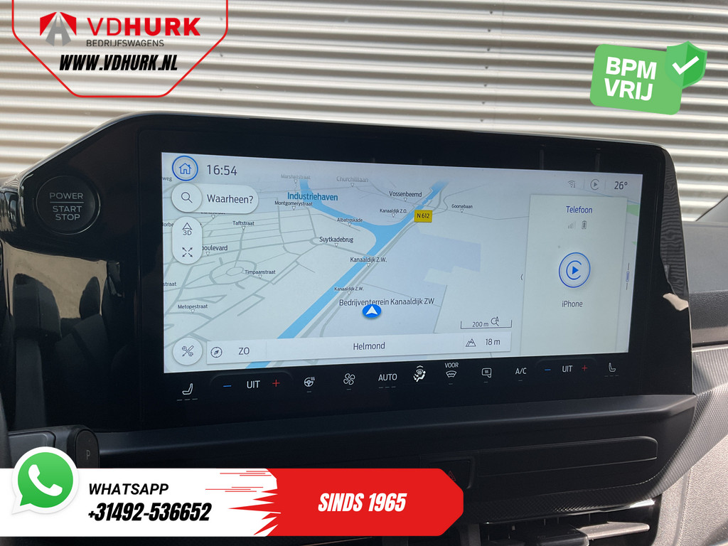 Ford Transit Custom Bestelbus 2.0 TDCI Aut. L2 Limited LED/ Adapt.Cruise/ Stoelverw./ Stuurverw./ Carplay/ Navi/ Climate/ Camera/ PDC/ LMV 15