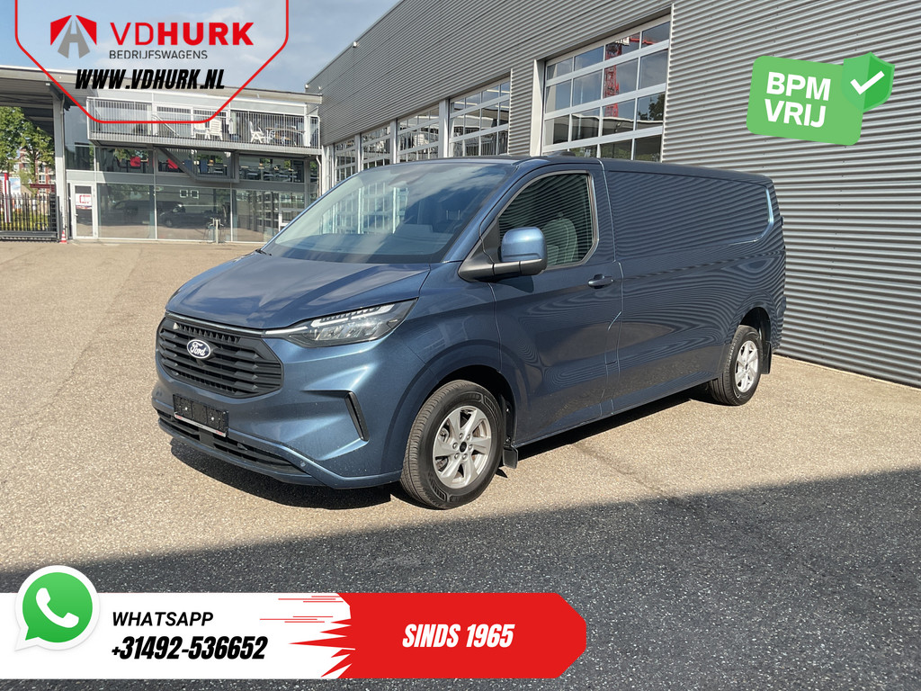 Ford Transit Custom Bestelbus 2.0 TDCI Aut. L2 Limited LED/ Adapt.Cruise/ Stoelverw./ Stuurverw./ Carplay/ Navi/ Climate/ Camera/ PDC/ LMV 8