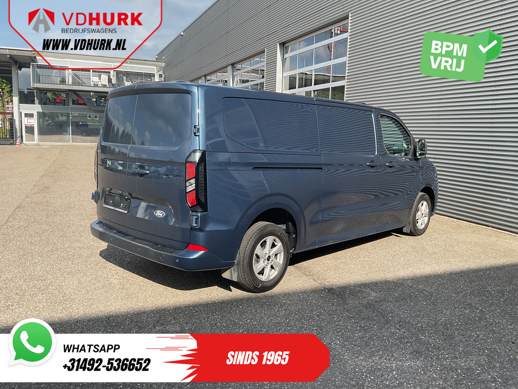 Ford Transit Custom Bestelbus 2.0 TDCI Aut. L2 Limited LED/ Adapt.Cruise/ Stoelverw./ Stuurverw./ Carplay/ Navi/ Climate/ Camera/ PDC/ LMV 9
