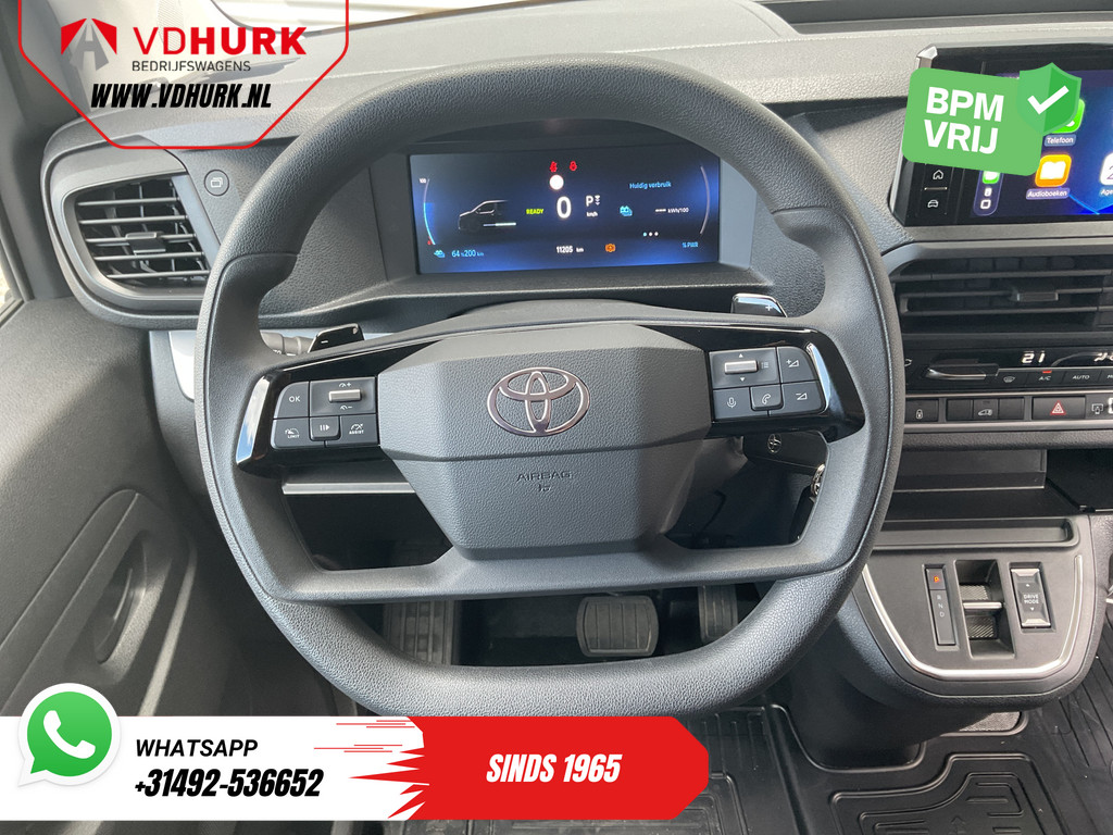 Toyota PROACE Electric Worker Bestelbus 75 kWh 350 km WLTP Snellader/ Carplay/ Climate/ PDC/ Cruise/ DAB 14