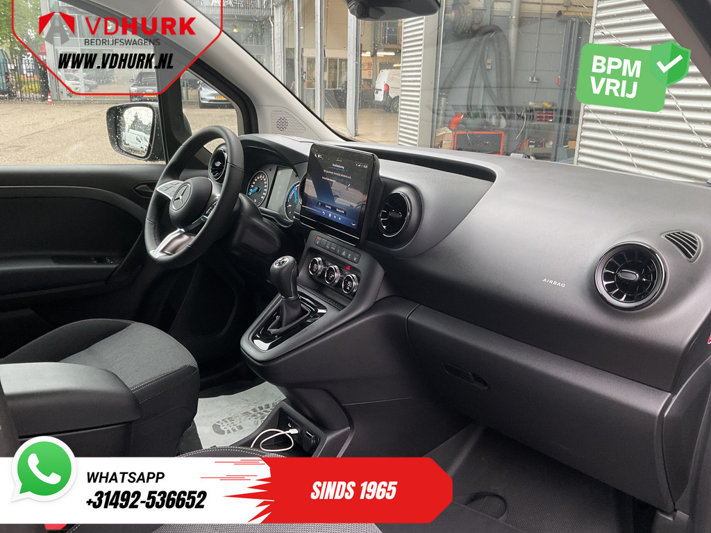 Mercedes-Benz eCitan Bestelbus 112 Pro L2 51 kWh 280 km WLTP Snellader/ Standkachel/ Stoelverw./ Stuurverw./ Carplay/ Navi/ Camera/ Climate/ PDC/ Cruise/ Trekh 10