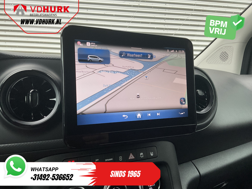 Mercedes-Benz eCitan Bestelbus 112 Pro L2 51 kWh 280 km WLTP Snellader/ Standkachel/ Stoelverw./ Stuurverw./ Carplay/ Navi/ Camera/ Climate/ PDC/ Cruise/ Trekh 17