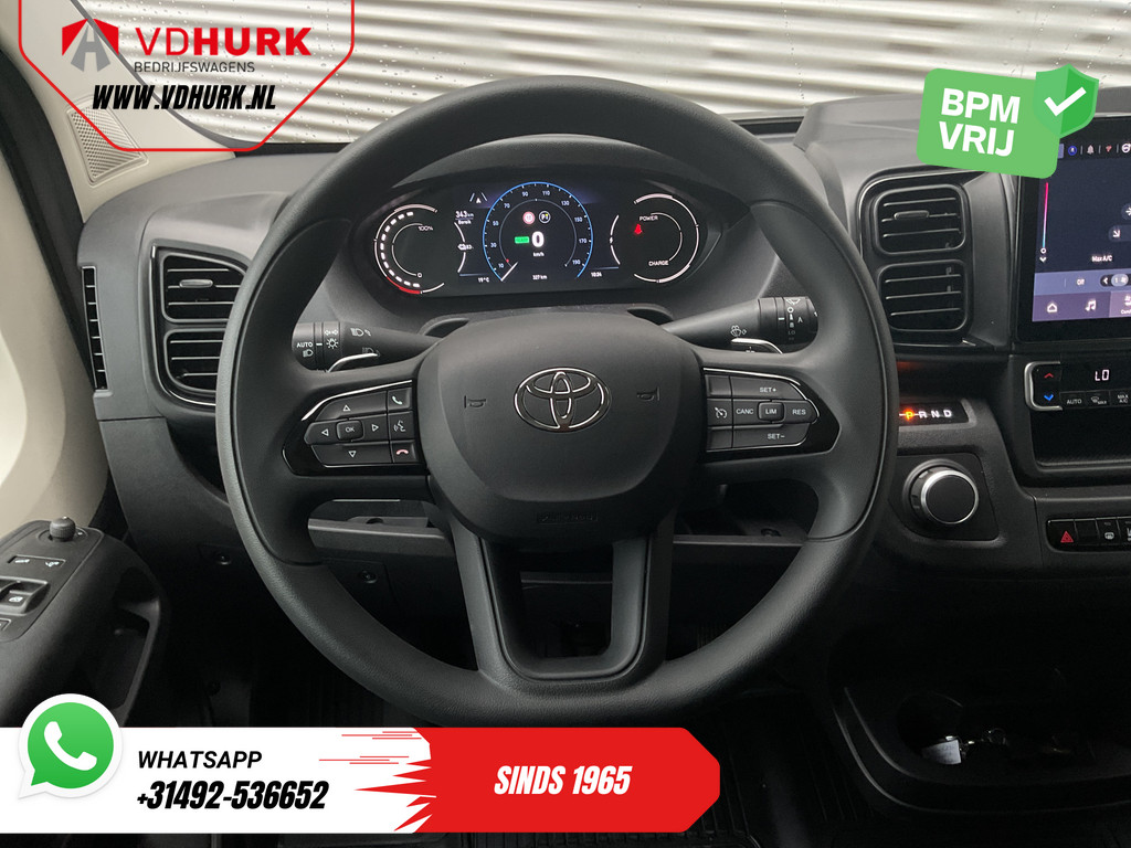 Toyota PROACE MAX ELECTRIC Bestelbus L3H2 110 kWh 378 km WLTP LED/ 270Gr. Deuren/ Snellader/ Carplay/ Navi/ Camera/ Climate/ PDC/ Cruise 13
