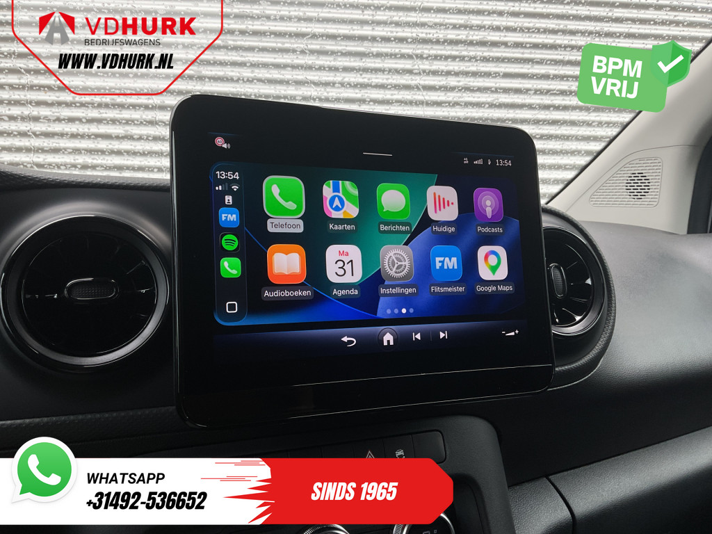 Mercedes-Benz eCitan Bestelbus 112 Pro 51 kWh 280 km WLTP Snellader/ Carplay/ Camera/ Climate/ PDC/ Cruise 13