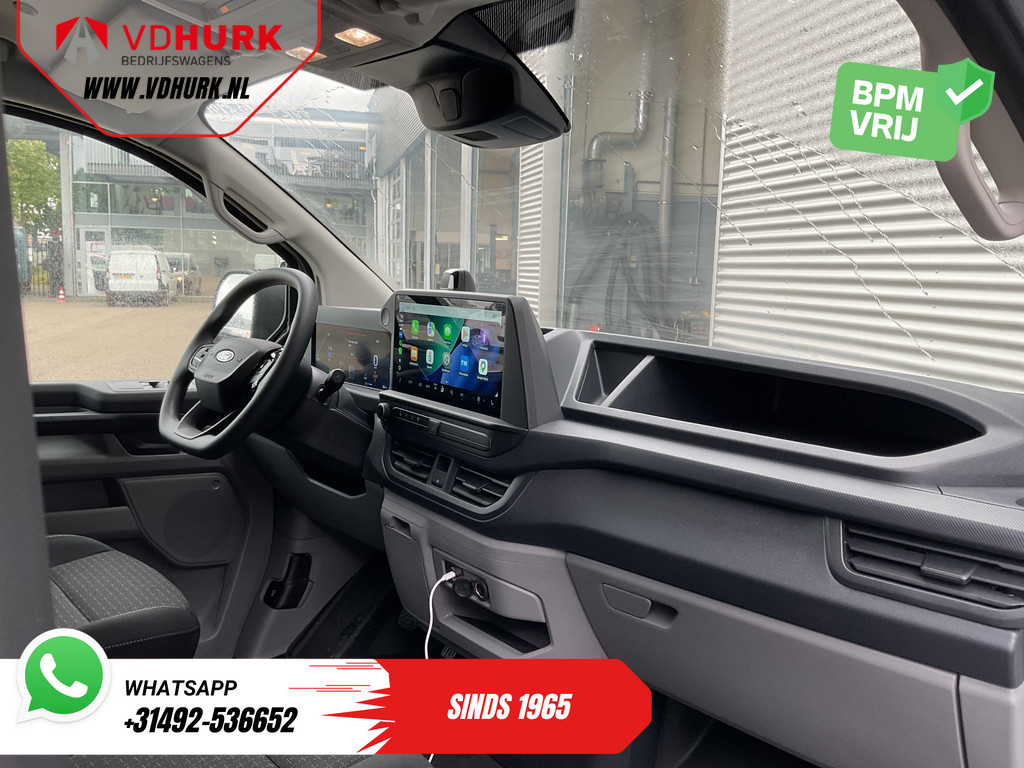 Ford E-Transit Custom Bestelbus 340 L2 Trend 71 kWh 380 km WLTP LED/ Standkachel/ Stoelverw./ Carplay/ Camera/ PDC/ Climate/ Cruise/ Trekhaak 10