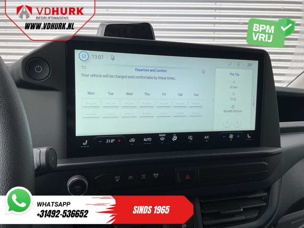Ford E-Transit Custom Bestelbus 340 L2 Trend 71 kWh 380 km WLTP LED/ Standkachel/ Stoelverw./ Carplay/ Camera/ PDC/ Climate/ Cruise/ Trekhaak 15