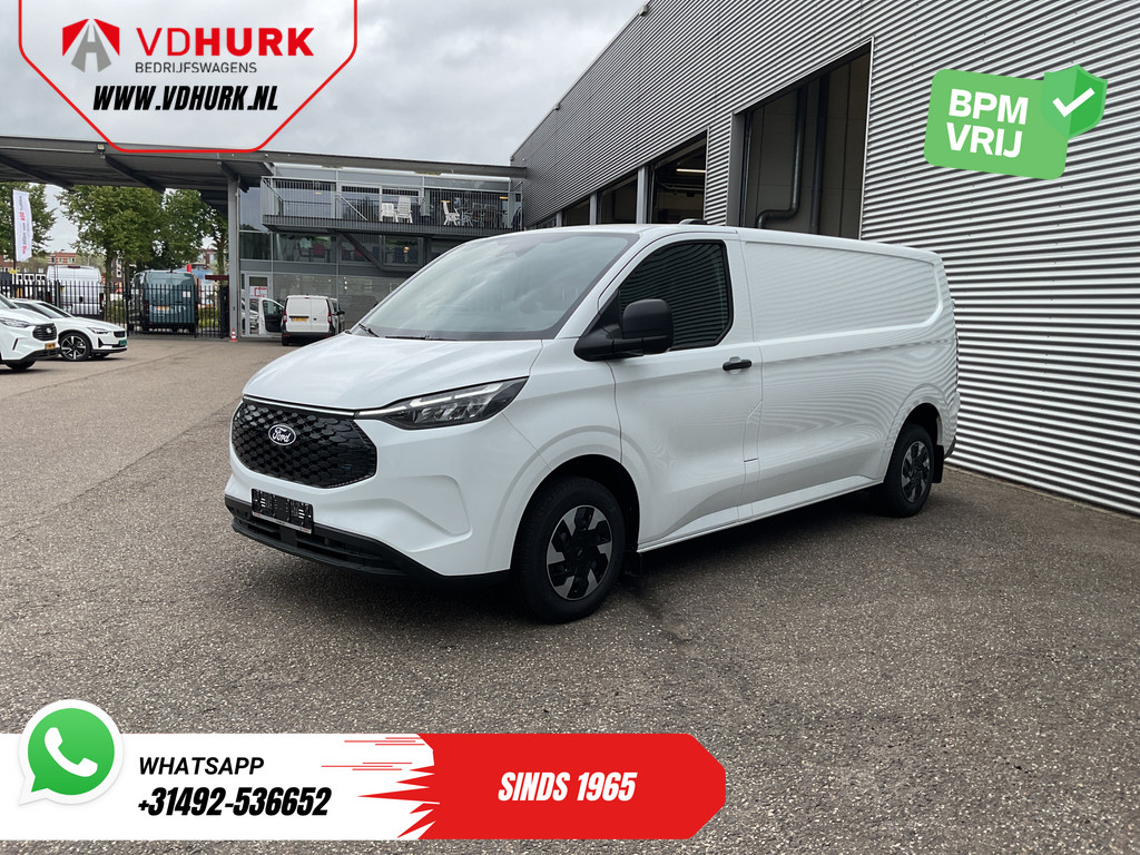 Ford E-Transit Custom Bestelbus 340 L2 Trend 71 kWh 380 km WLTP LED/ Standkachel/ Stoelverw./ Carplay/ Camera/ PDC/ Climate/ Cruise/ Trekhaak 8