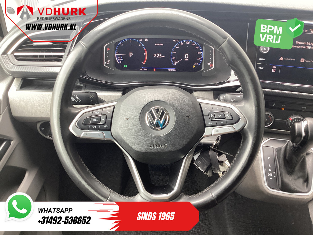 Volkswagen Transporter Bestelbus T6.1 2.0 TDI 150 pk DSG Aut. L2 LED/ Virtual Cockpit/ Stoelverw./ Alarm III/ Carplay/ Navi/ Camera/ PDC/ Cruise/ Airco 12