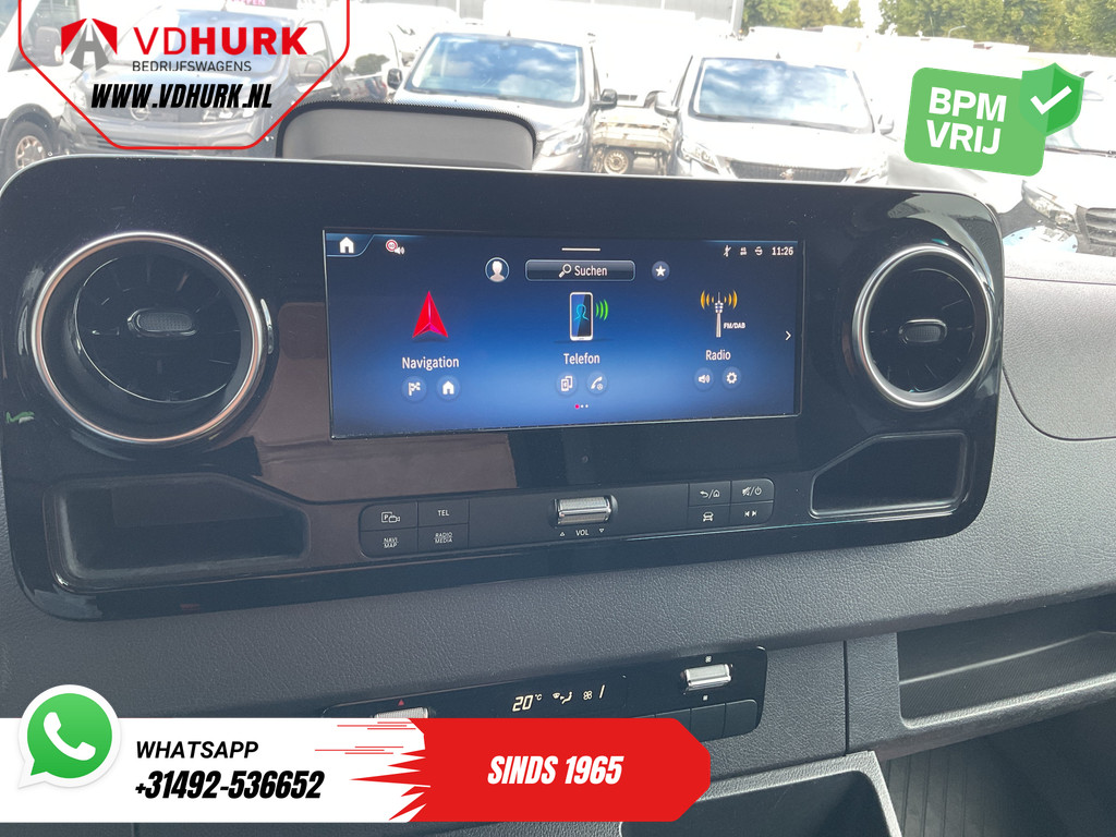 Mercedes-Benz Sprinter Bestelbus 317 CDI L2H2 Aut. LED/ 270Gr.Deuren/ Stoelverw./ Gev.Stoel/ Navi/ Airco/ Camera/ Cruise/ PDC 12