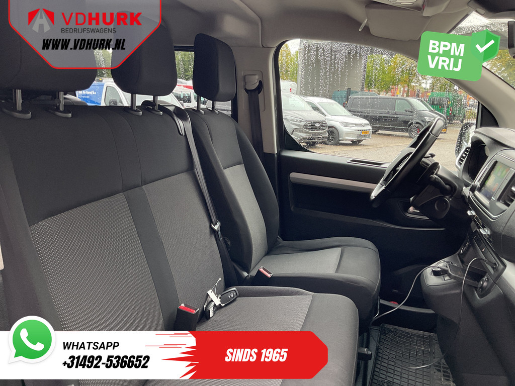Fiat Scudo Bestelbus 2.0 MJ 180 pk Aut. DC Dubbel Cabine Xenon/ 2x Schuifdeur/ Carplay/ Keyless/ Navi/ Climate/ Camera/ Cruise/ 17’LMV/ PDC 12