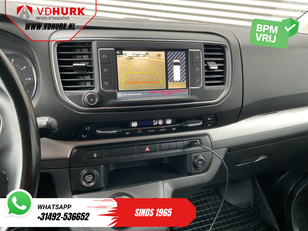 Fiat Scudo Bestelbus 2.0 MJ 180 pk Aut. DC Dubbel Cabine Xenon/ 2x Schuifdeur/ Carplay/ Keyless/ Navi/ Climate/ Camera/ Cruise/ 17’LMV/ PDC 15
