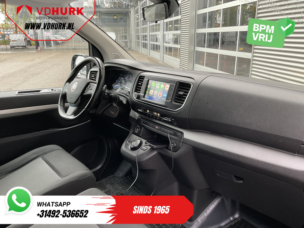 Fiat Scudo Bestelbus 2.0 MJ 180 pk Aut. DC Dubbel Cabine Xenon/ 2x Schuifdeur/ Carplay/ Keyless/ Navi/ Climate/ Camera/ Cruise/ 17’LMV/ PDC 2