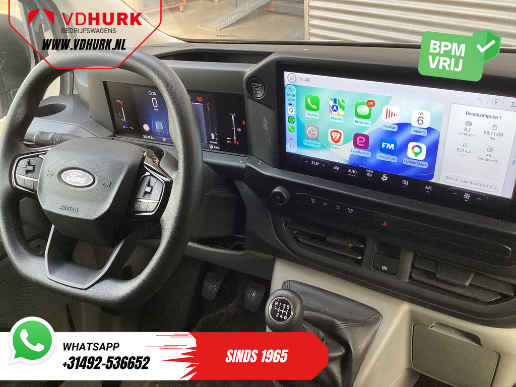 Ford Transit Custom Bestelbus 2.0 TDCI 135 pk L2 Trend 2.8t Trekverm./ Carplay/ Climate/ Cruise/ Camera/ PDC 11