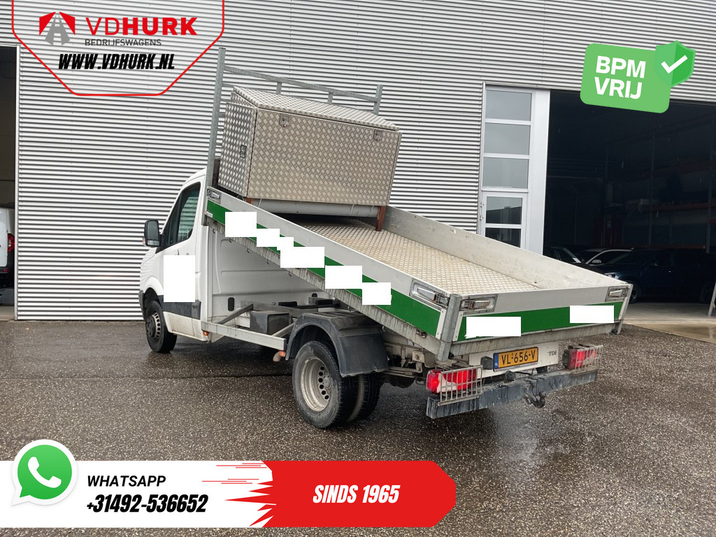 Volkswagen Crafter Kipper 35 2.0 TDI Open laadbak/ Kipper/ Tacho/ Dubbel lucht/ 3.5t Trekverm./ Gev.stoel/ Cruise/ Airco/ 350x200x40/ Pick Up 1