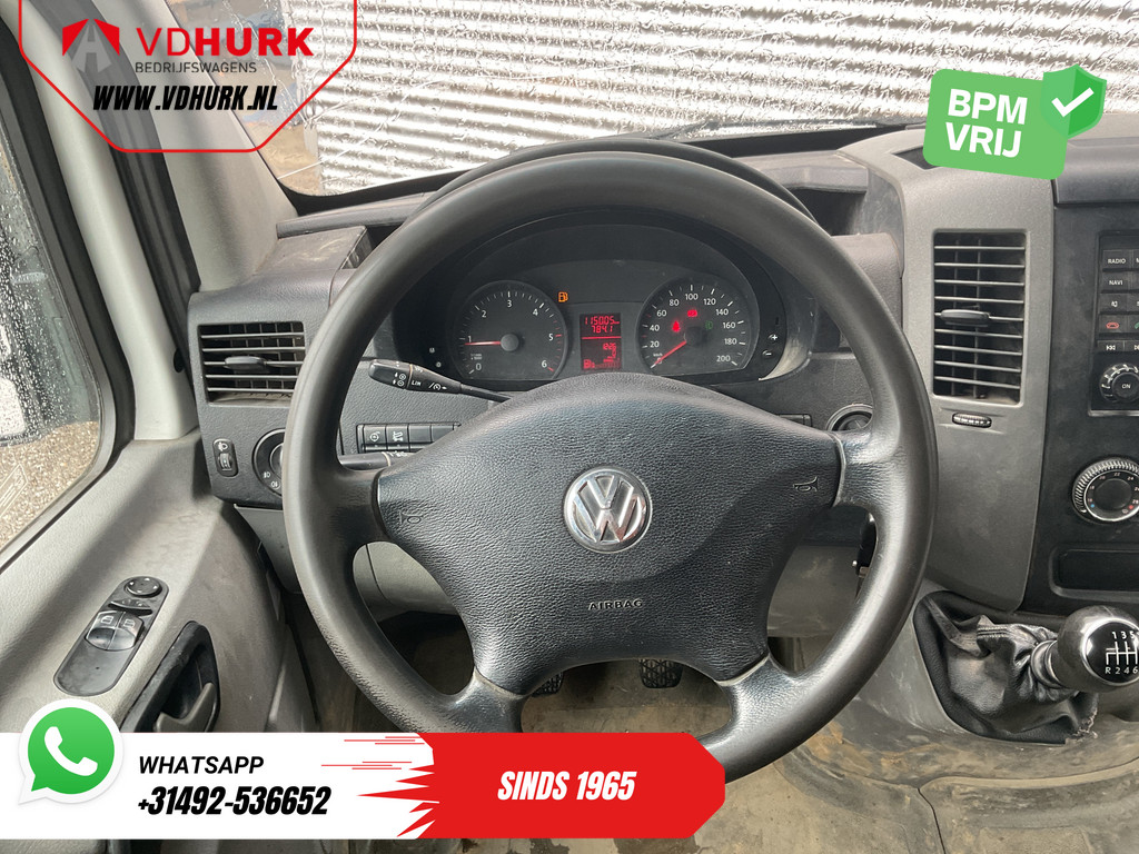 Volkswagen Crafter Kipper 35 2.0 TDI Open laadbak/ Kipper/ Tacho/ Dubbel lucht/ 3.5t Trekverm./ Gev.stoel/ Cruise/ Airco/ 350x200x40/ Pick Up 13