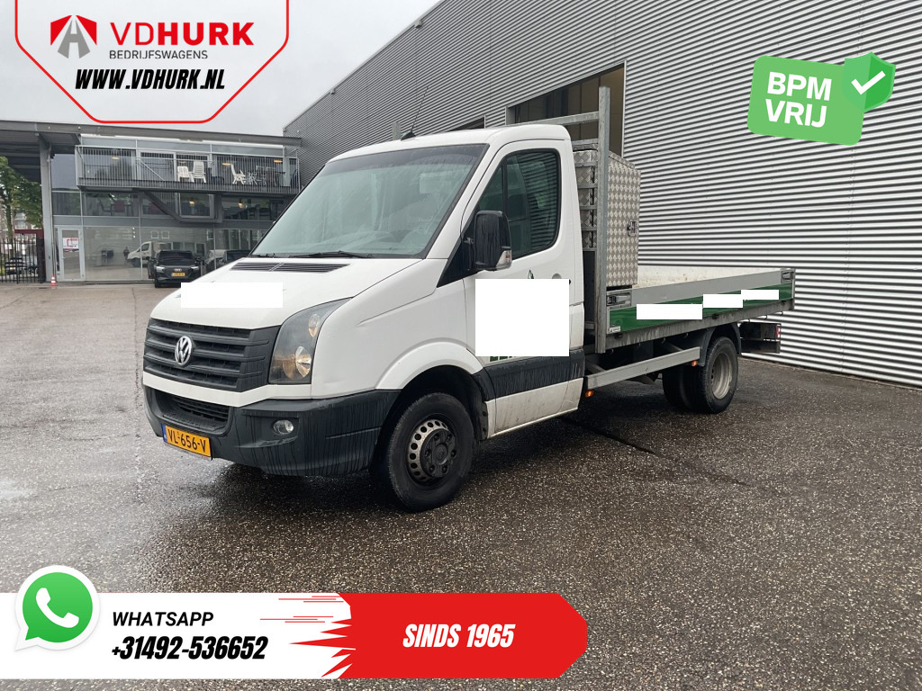 Volkswagen Crafter Kipper 35 2.0 TDI Open laadbak/ Kipper/ Tacho/ Dubbel lucht/ 3.5t Trekverm./ Gev.stoel/ Cruise/ Airco/ 350x200x40/ Pick Up 17