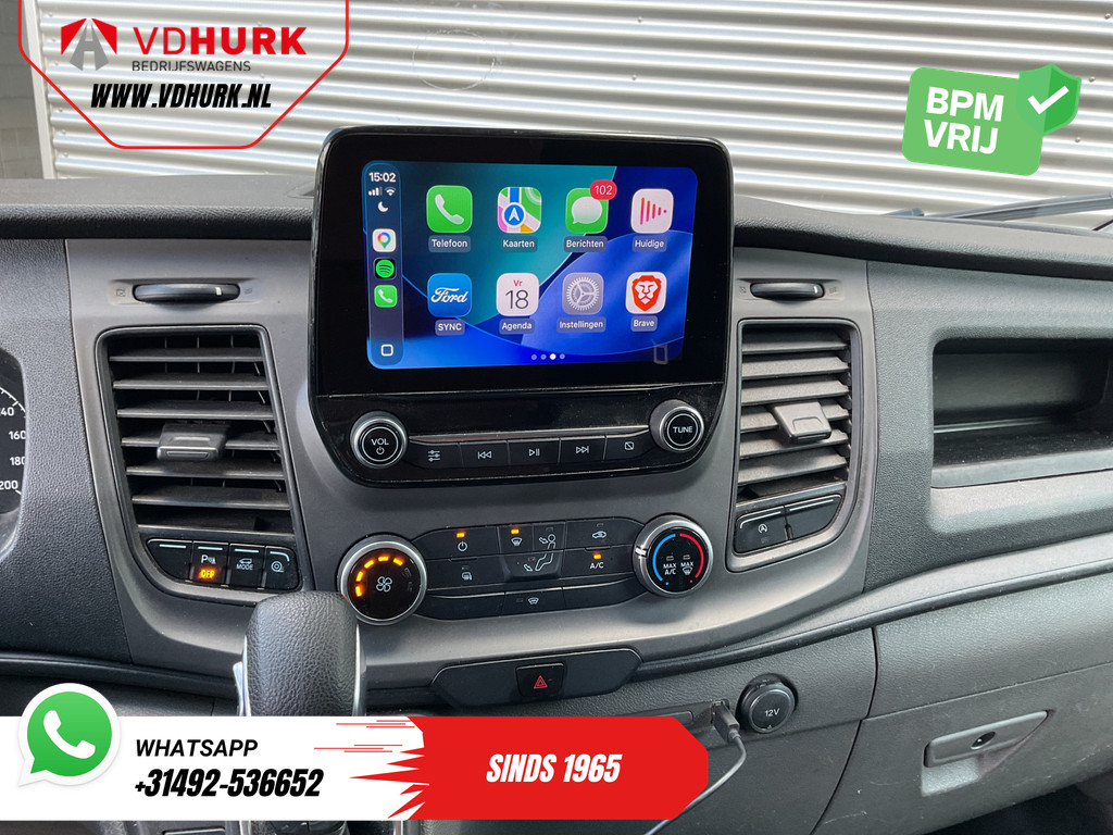 Ford Transit Bestelbus 350 2.0 TDCI L3H2 185 pk Aut. Carplay/ Navi/ Airco/ Camera/ Cruise/ PDC/ Trekhaak 12