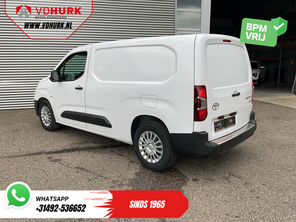 Toyota PROACE CITY Electric Bestelbus L2 50 kWh 340km WLTP Snellader/ LED/ 3Pers./ Carplay/ Airco/ Camera/ Cruise/ PDC/ 1