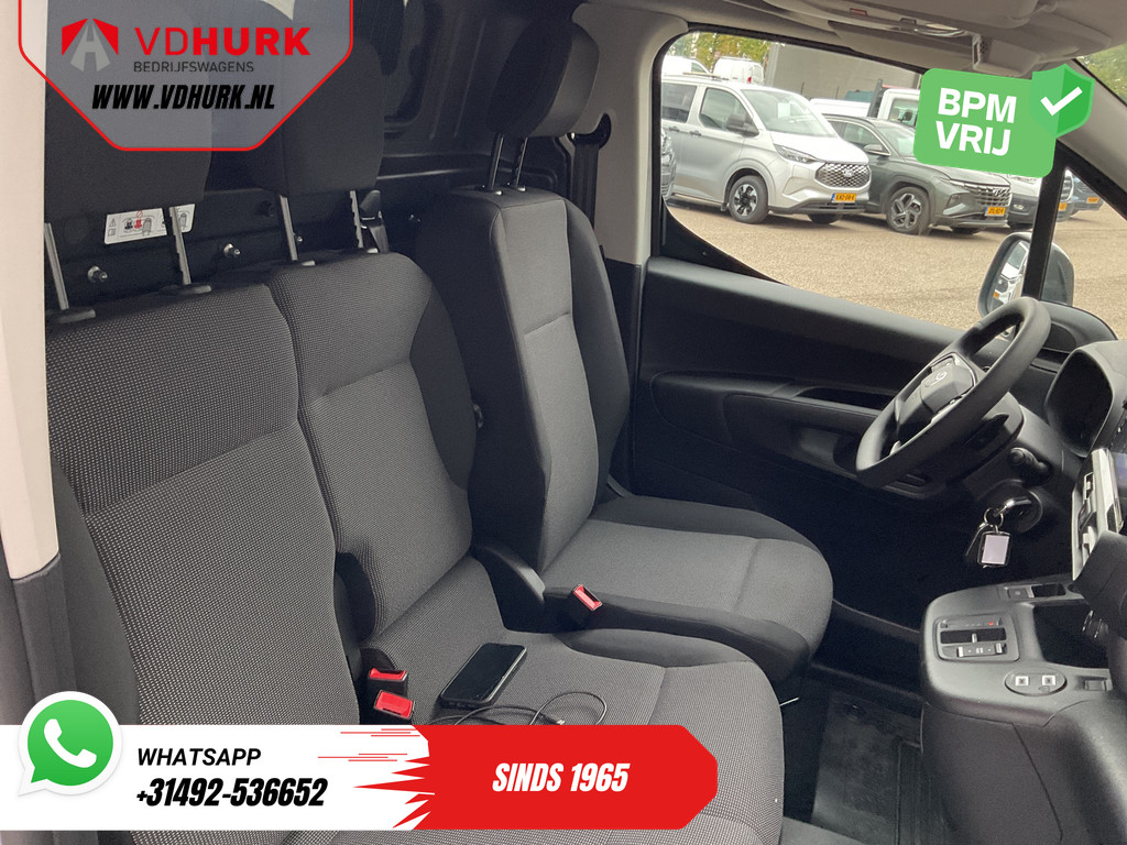 Toyota PROACE CITY Electric Bestelbus L2 50 kWh 340km WLTP Snellader/ LED/ 3Pers./ Carplay/ Airco/ Camera/ Cruise/ PDC/ 10