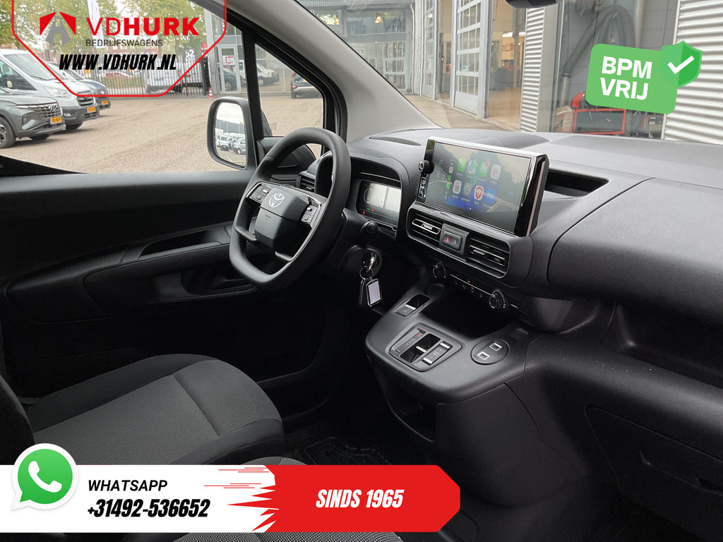 Toyota PROACE CITY Electric Bestelbus L2 50 kWh 340km WLTP Snellader/ LED/ 3Pers./ Carplay/ Airco/ Camera/ Cruise/ PDC/ 2