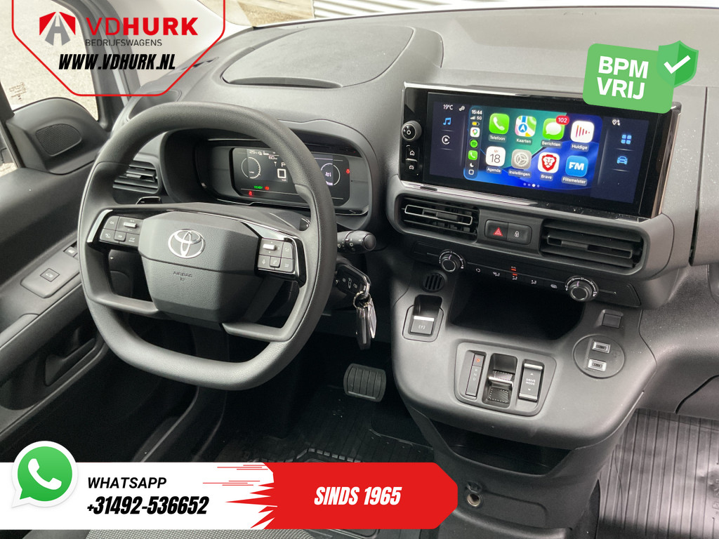 Toyota PROACE CITY Electric Bestelbus L2 50 kWh 340km WLTP Snellader/ LED/ 3Pers./ Carplay/ Airco/ Camera/ Cruise/ PDC 11