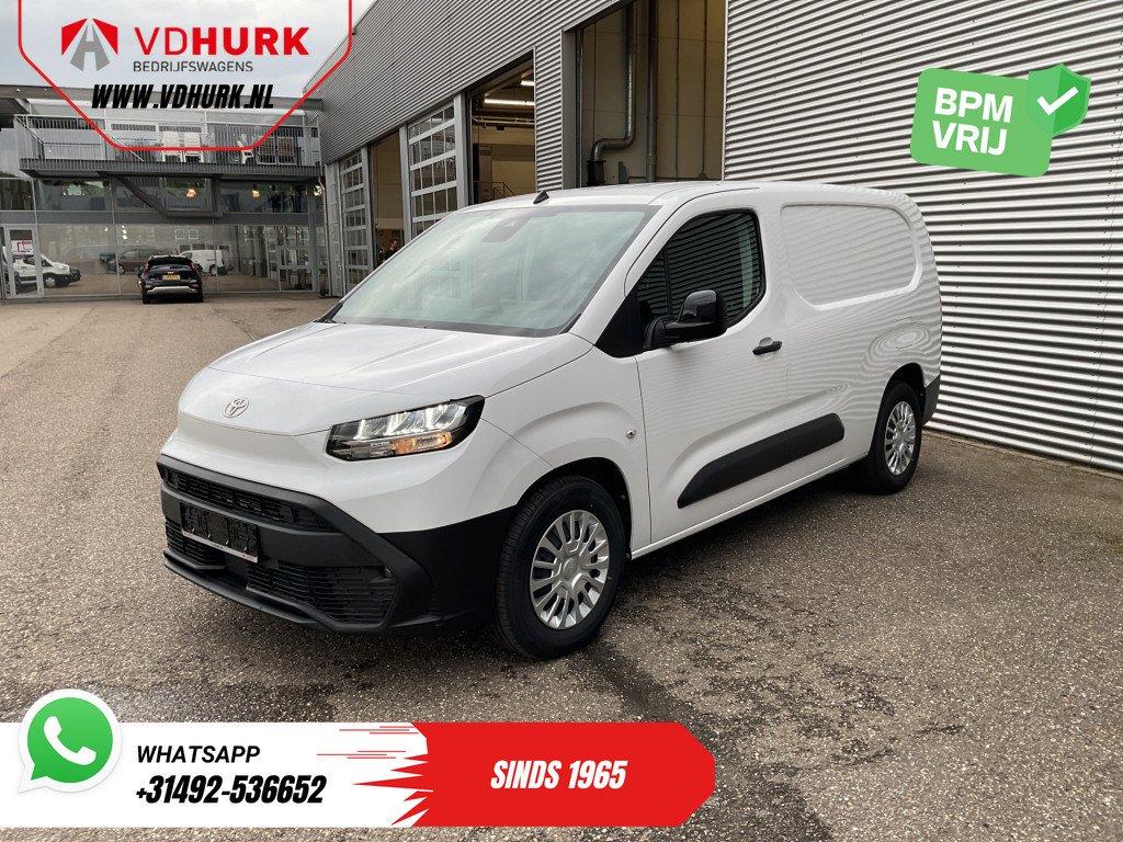 Toyota PROACE CITY Electric Bestelbus L2 50 kWh 340km WLTP Snellader/ LED/ 3Pers./ Carplay/ Airco/ Camera/ Cruise/ PDC 7