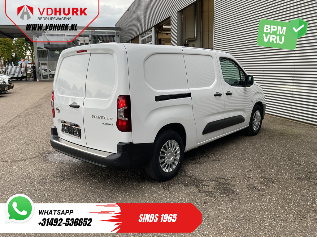 Toyota PROACE CITY Electric Bestelbus L2 50 kWh 340km WLTP Snellader/ LED/ 3Pers./ Carplay/ Airco/ Camera/ Cruise/ PDC 8