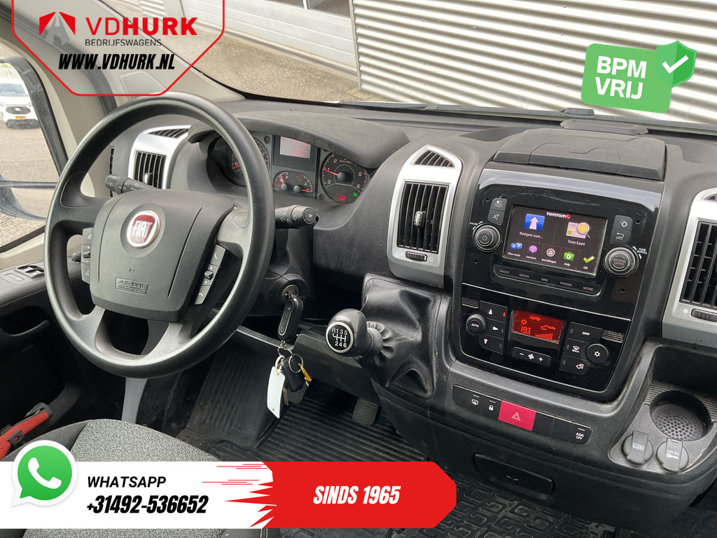 Fiat Ducato Bestelbus 2.3 MJ 120 pk L2H2 NL Auto/ Weinig km!/ Alarm III/ Climate/ Navi/ Cruise/ Camera/ Trekhaak 13