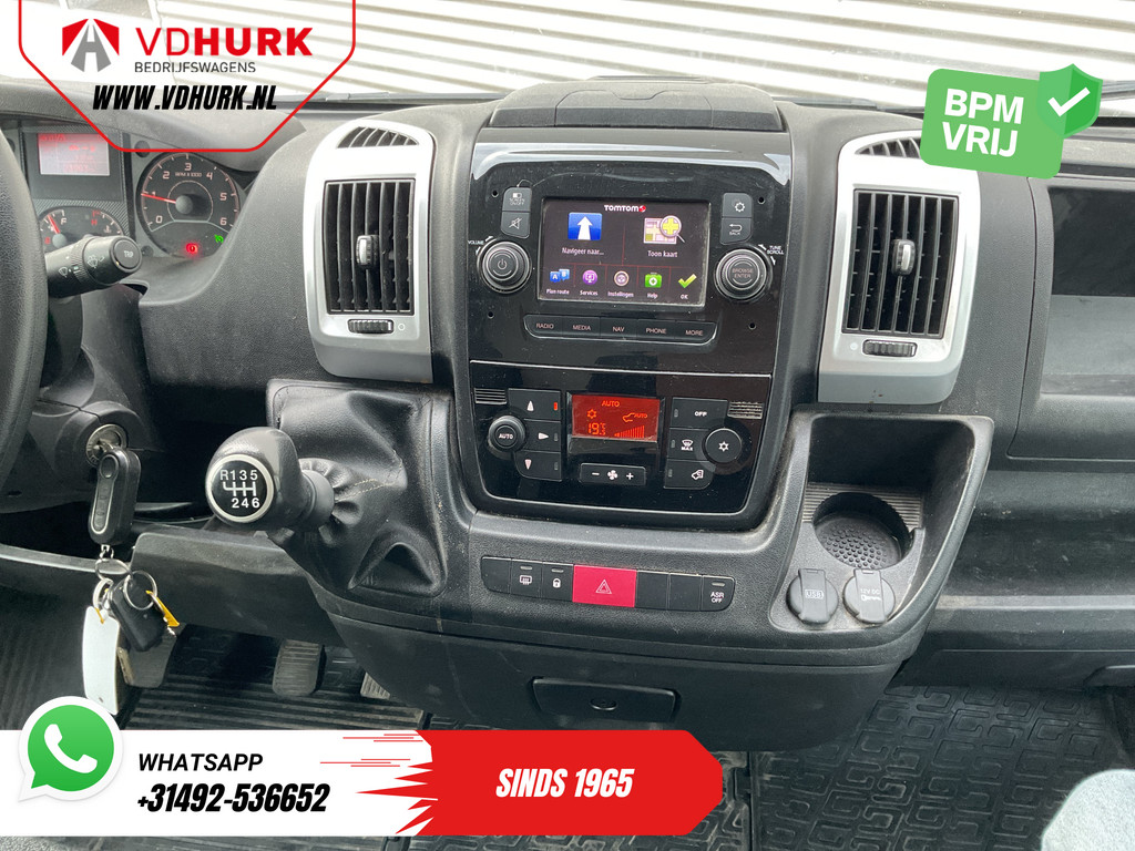 Fiat Ducato Bestelbus 2.3 MJ 120 pk L2H2 NL Auto/ Weinig km!/ Alarm III/ Climate/ Navi/ Cruise/ Camera/ Trekhaak 14