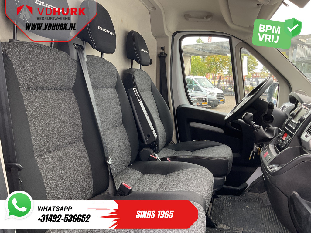 Fiat Ducato Bestelbus 2.3 MJ 120 pk L2H2 NL Auto/ Weinig km!/ Alarm III/ Climate/ Navi/ Cruise/ Camera/ Trekhaak 2