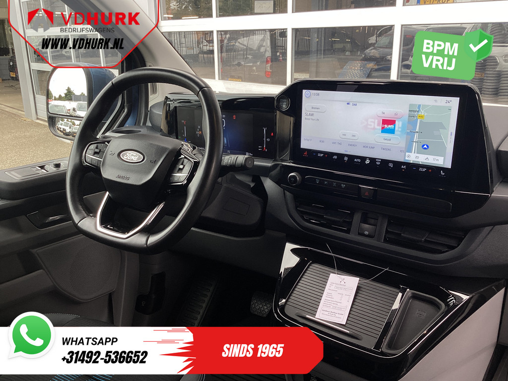 Ford Transit Custom Bestelbus 2.0 TDCI 170 pk Aut. L2 Sport DC Dubbel Cabine AWD/ 4x4/ 2x Schuifdeur/ Adapt.Cruise/ Elek.Trek/ Elek.Stoel/ LED/ Carplay/ Navi/ 2