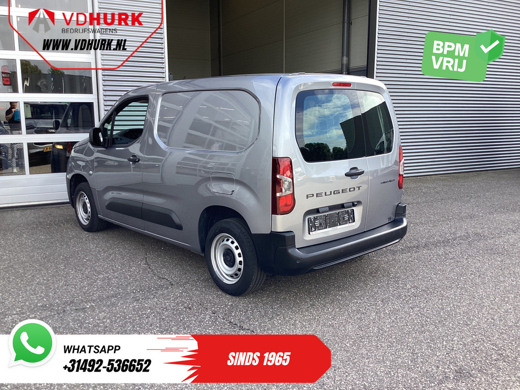 Peugeot Partner Bestelbus 1.5 HDI 100 pk Dealer Onderhouden/ 3Pers./ Carplay/ Cruise/ Airco/ Camera/ PDC 1