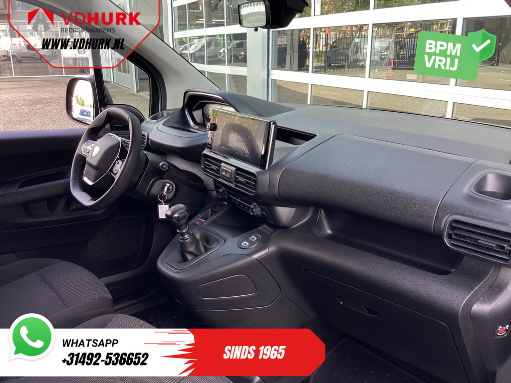 Peugeot Partner Bestelbus 1.5 HDI 100 pk Dealer Onderhouden/ 3Pers./ Carplay/ Cruise/ Airco/ Camera/ PDC 10