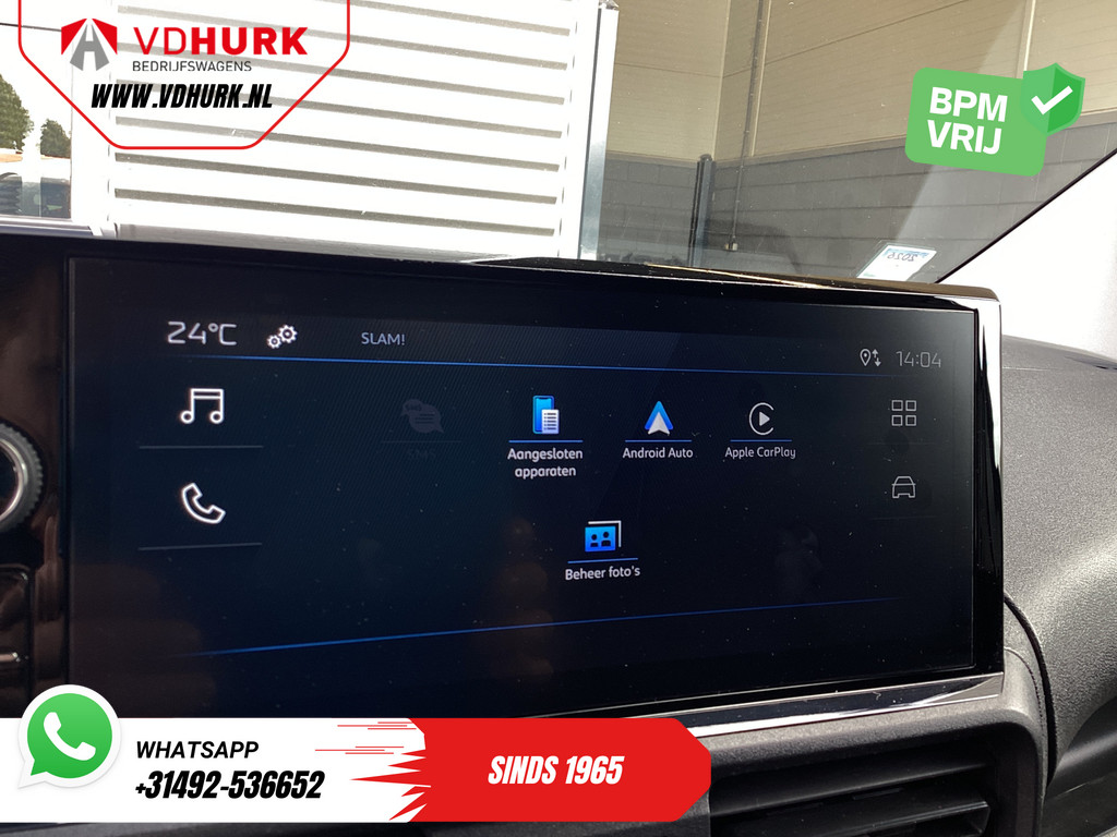 Peugeot Partner Bestelbus 1.5 HDI 100 pk Dealer Onderhouden/ 3Pers./ Carplay/ Cruise/ Airco/ Camera/ PDC 12