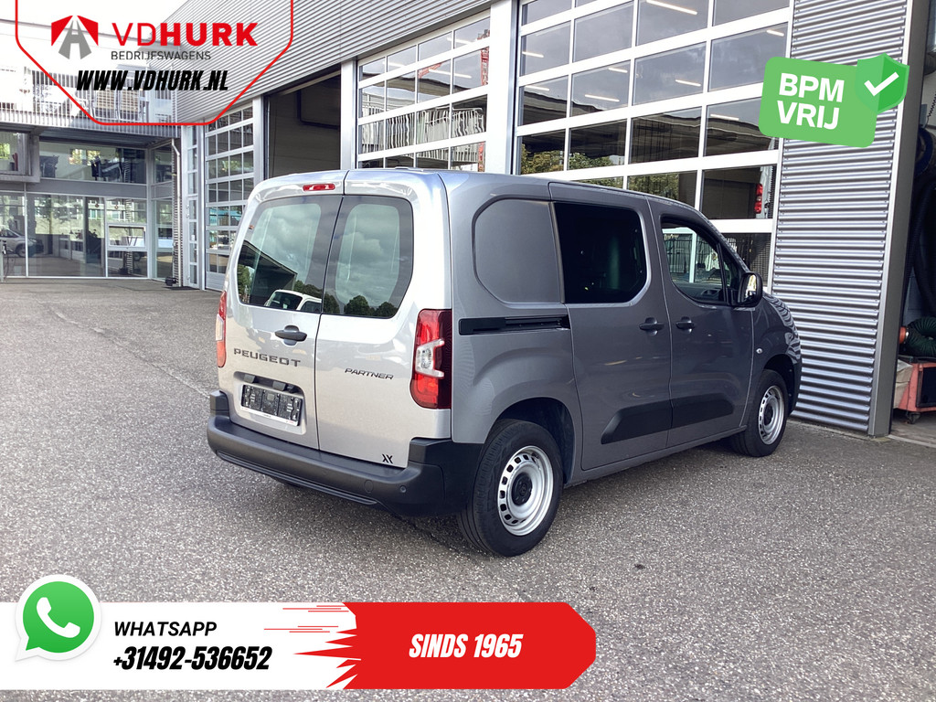 Peugeot Partner Bestelbus 1.5 HDI 100 pk Dealer Onderhouden/ 3Pers./ Carplay/ Cruise/ Airco/ Camera/ PDC 8