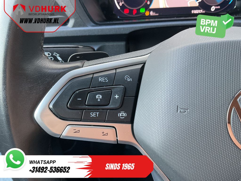 Volkswagen Caddy Cargo Maxi Bestelbus 2.0 TDI 125 pk DSG Aut. Black Edition LED/ Adapt.Cruise/ Leder/ Standkachel/ Carplay/ Stoelverw./ Virtual Cockpit/ Navi/ Airco/  13