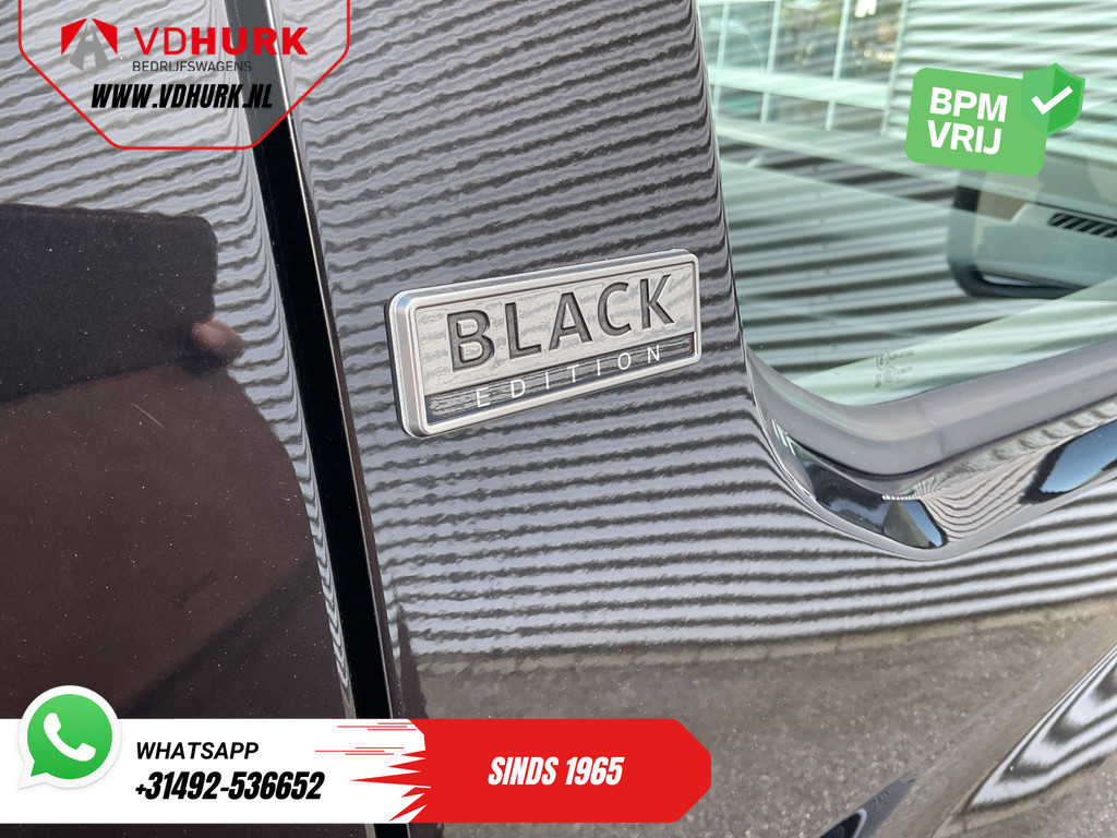 Volkswagen Caddy Cargo Maxi Bestelbus 2.0 TDI 125 pk DSG Aut. Black Edition LED/ Adapt.Cruise/ Leder/ Standkachel/ Carplay/ Stoelverw./ Virtual Cockpit/ Navi/ Airco/  17