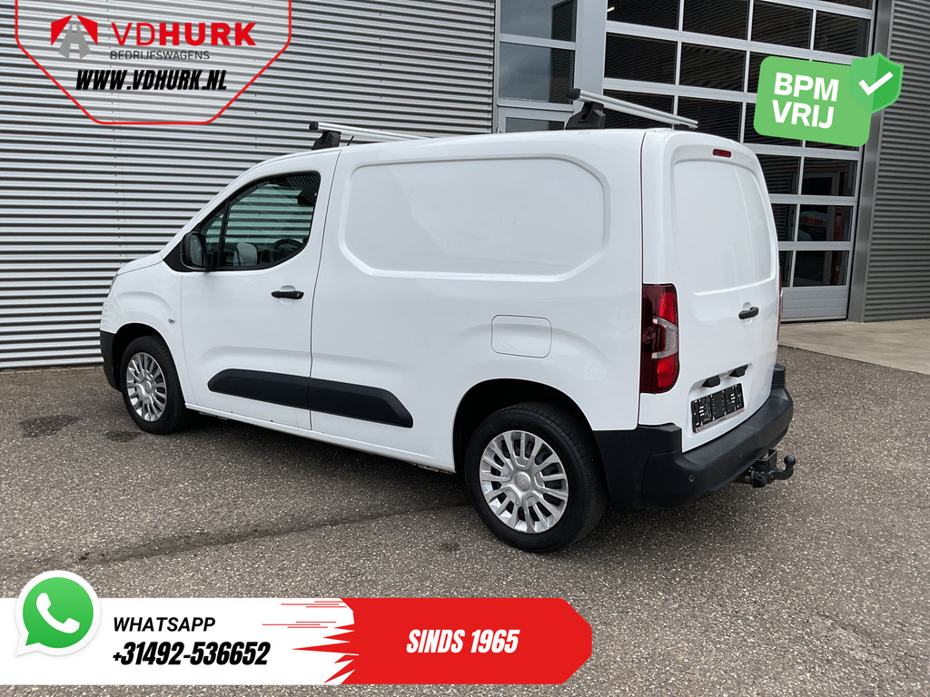 Toyota PROACE CITY Bestelbus 1.5 130 pk Aut. Carplay/ 3Pers./ Standkachel/ Airco/ Camera/ Cruise/ Dakdragers/ PDC/ Trekhaak 1