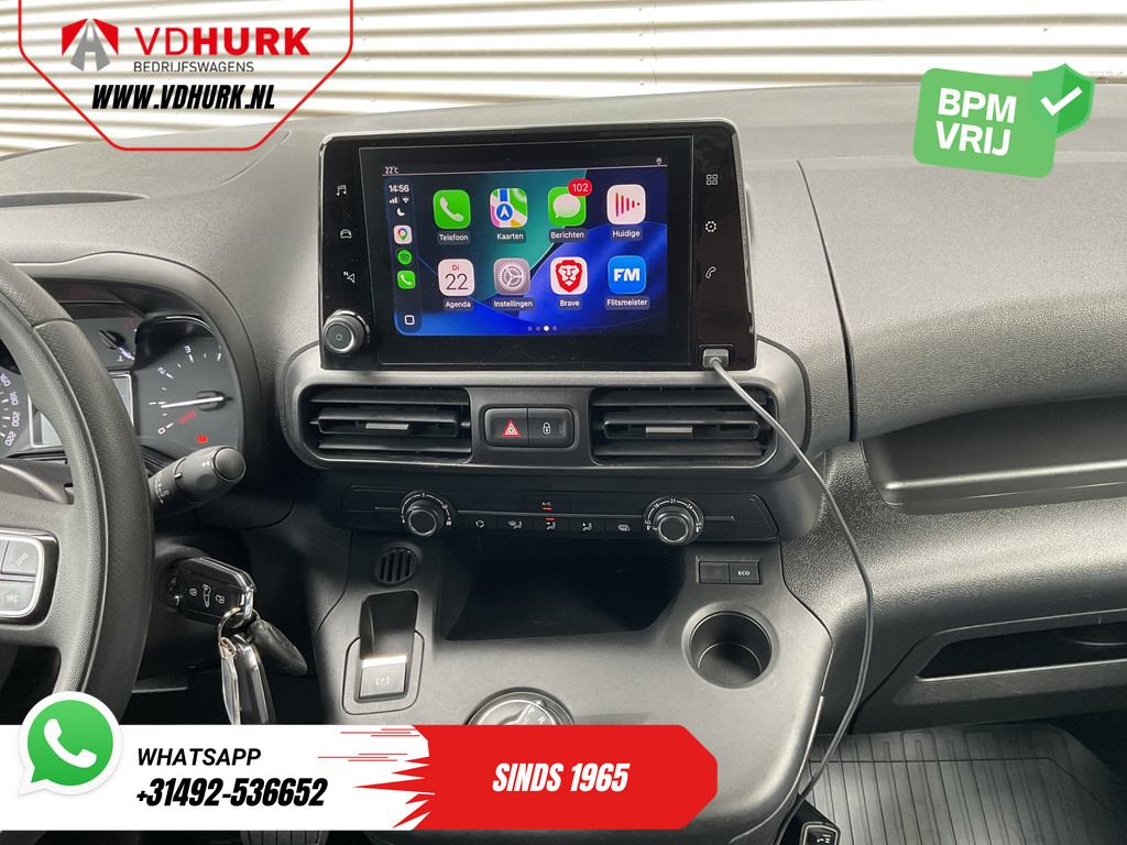 Toyota PROACE CITY Bestelbus 1.5 130 pk Aut. Carplay/ 3Pers./ Standkachel/ Airco/ Camera/ Cruise/ Dakdragers/ PDC/ Trekhaak 12