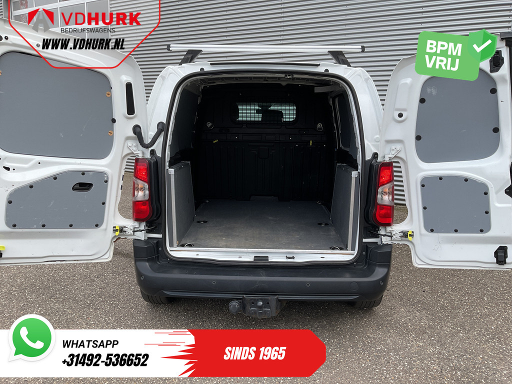Toyota PROACE CITY Bestelbus 1.5 130 pk Aut. Carplay/ 3Pers./ Standkachel/ Airco/ Camera/ Cruise/ Dakdragers/ PDC/ Trekhaak 4