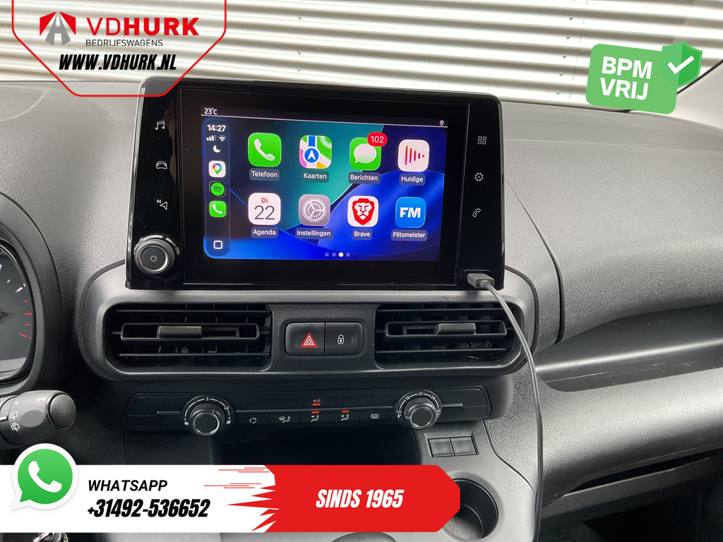 Toyota PROACE CITY Bestelbus 1.2 BENZINE Carplay/ Airco/ Cruise/ PDC 12