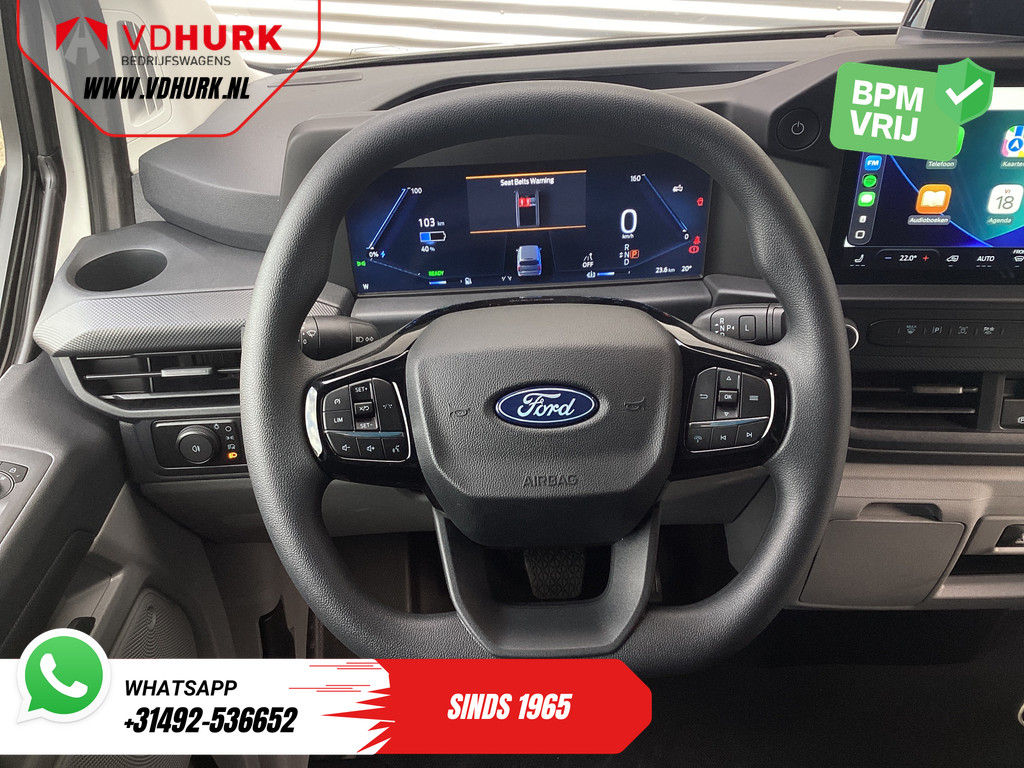 Ford E-Transit Custom Bestelbus L2 Trend 71 kWh 370 km WLTP LED/ 2.3t Trekverm./ Standkachel/ Stoelverw./ Carplay/ Camera/ PDC/ Climate/ Trekhaak 11