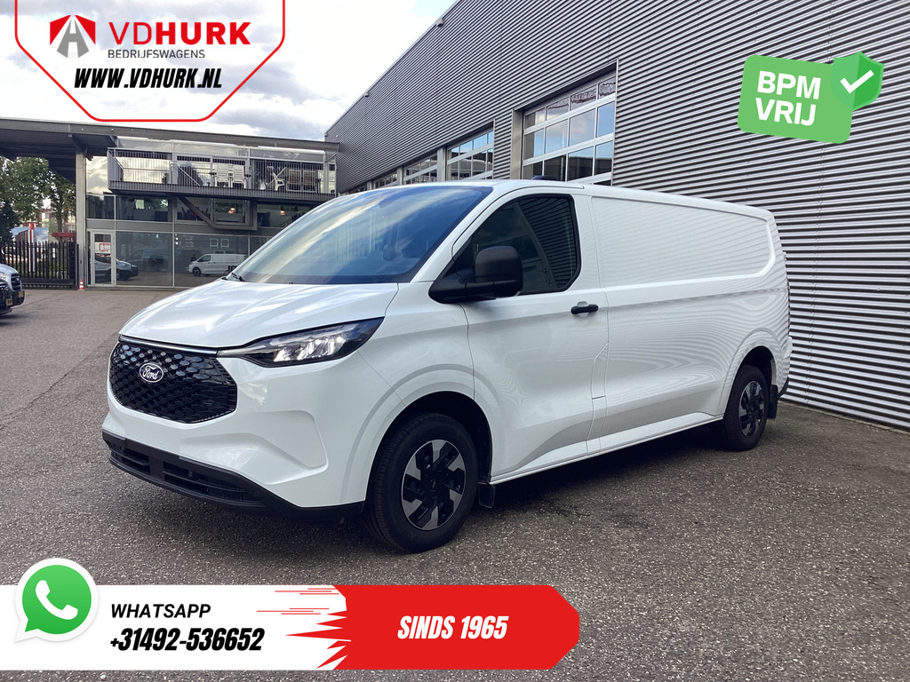 Ford E-Transit Custom Bestelbus L2 Trend 71 kWh 370 km WLTP LED/ 2.3t Trekverm./ Standkachel/ Stoelverw./ Carplay/ Camera/ PDC/ Climate/ Trekhaak 8