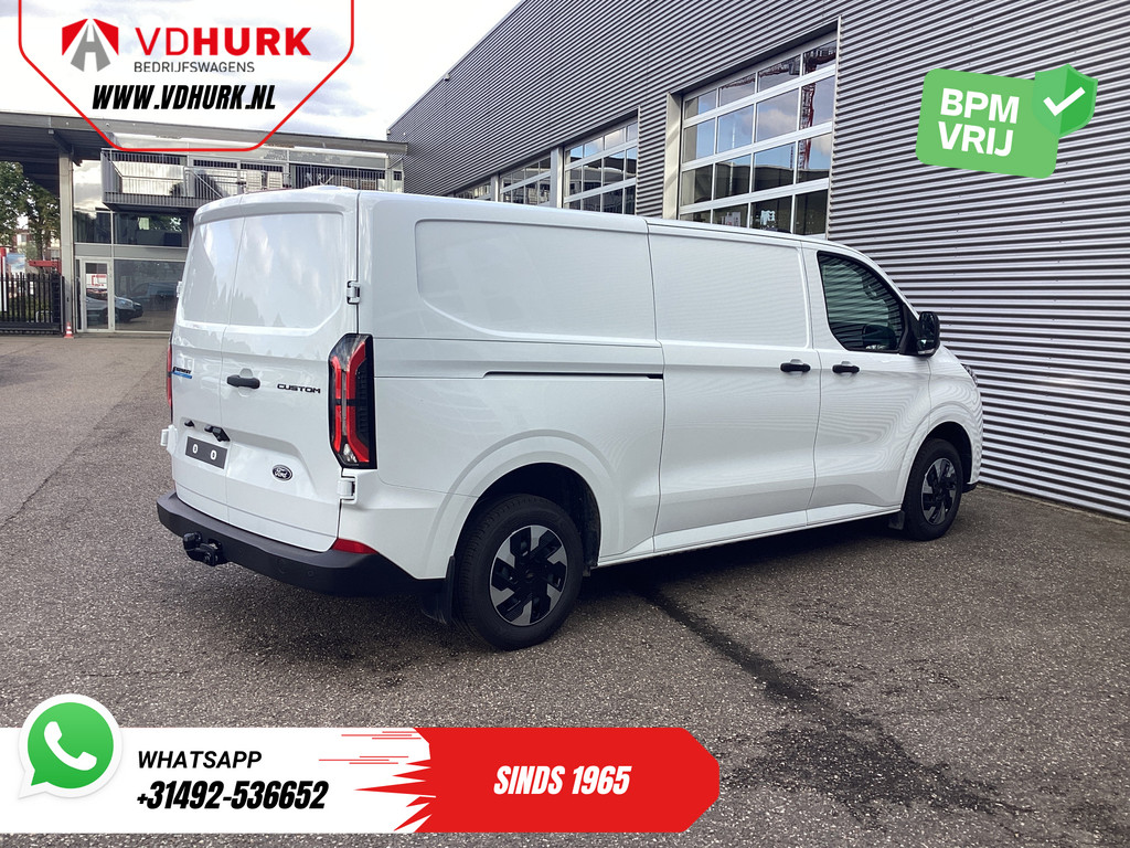 Ford E-Transit Custom Bestelbus L2 Trend 71 kWh 370 km WLTP LED/ 2.3t Trekverm./ Standkachel/ Stoelverw./ Carplay/ Camera/ PDC/ Climate/ Trekhaak 9