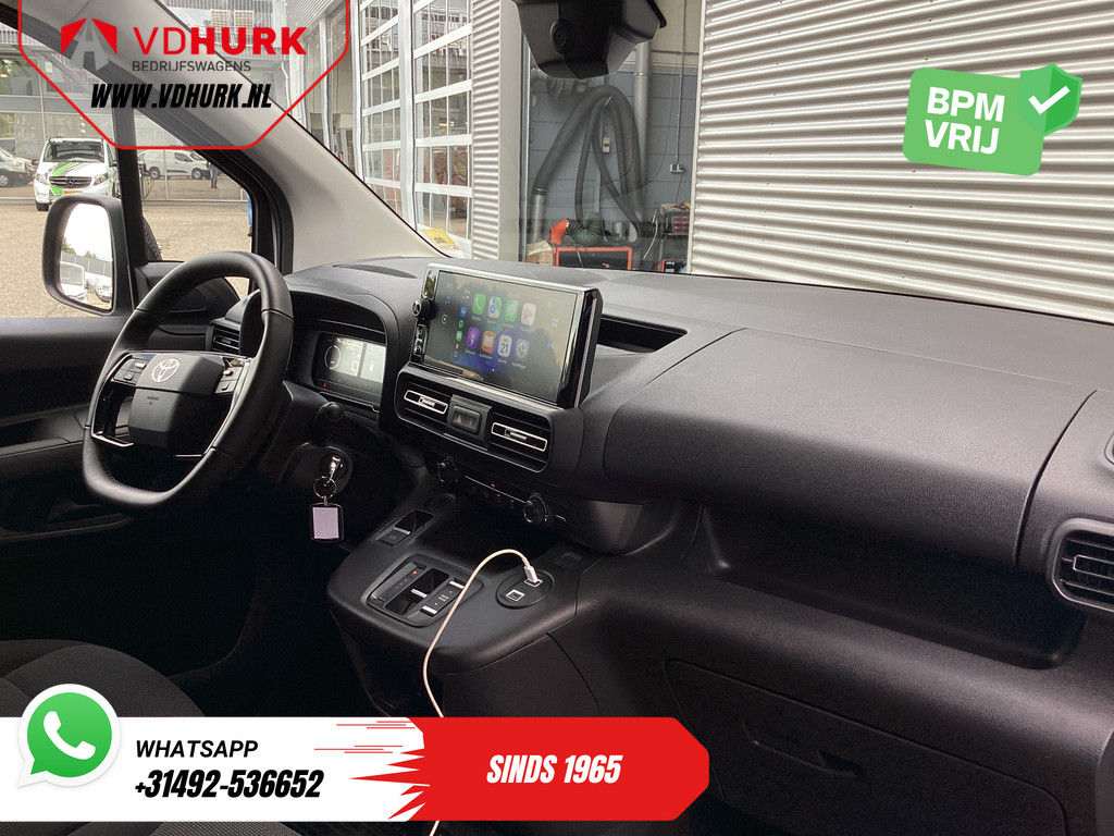 Toyota e-Proace City Bestelbus 50 kWh 320 km WLTP L2 3Pers./ LED/ Standkachel/ Stoelverw./ Stuurverw./ Carplay/ Camera/ PDC/ Cruise/ Airco 11