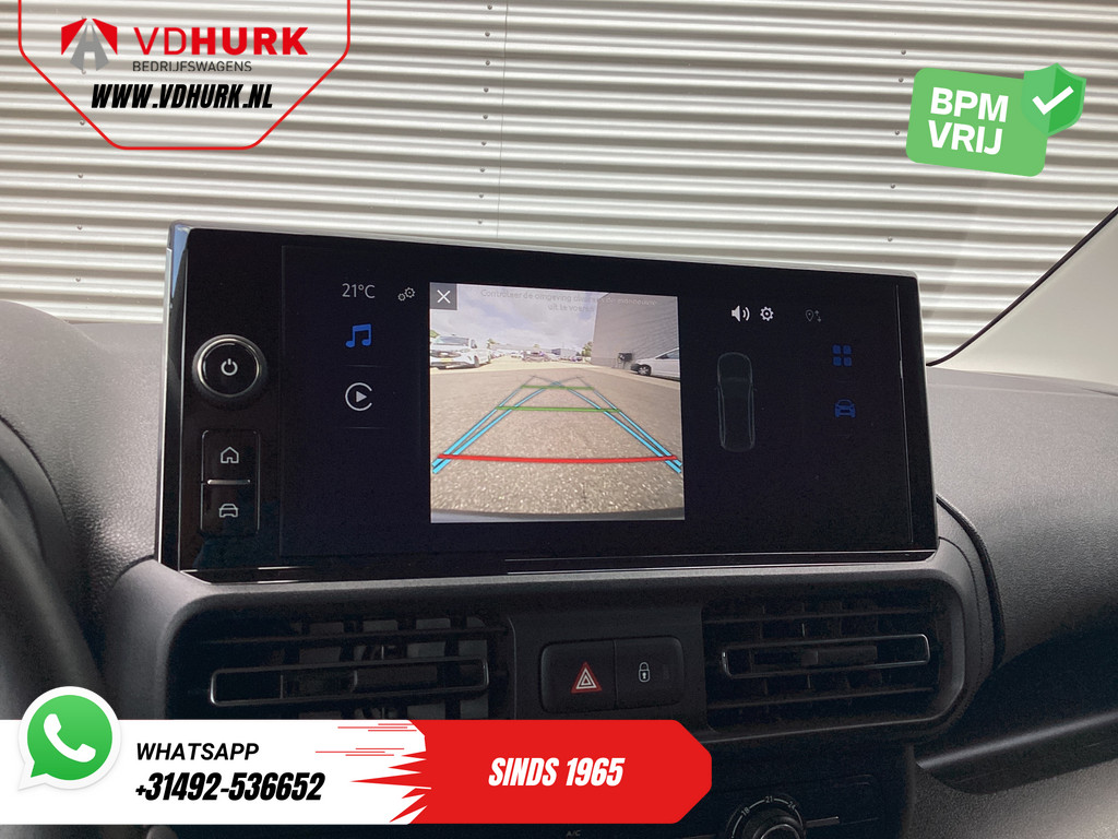 Toyota e-Proace City Bestelbus 50 kWh 320 km WLTP L2 3Pers./ LED/ Standkachel/ Stoelverw./ Stuurverw./ Carplay/ Camera/ PDC/ Cruise/ Airco 15