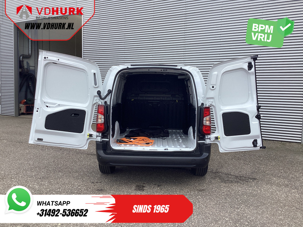 Toyota e-Proace City Bestelbus 50 kWh 320 km WLTP L2 3Pers./ LED/ Standkachel/ Stoelverw./ Stuurverw./ Carplay/ Camera/ PDC/ Cruise/ Airco 4
