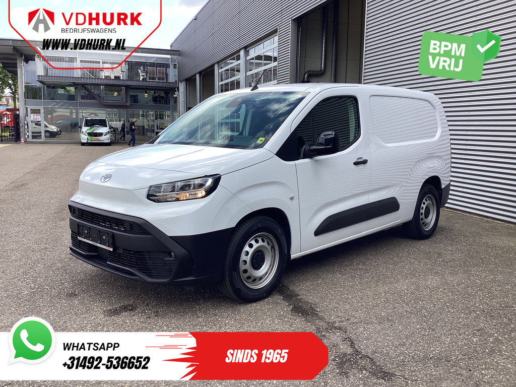 Toyota e-Proace City Bestelbus 50 kWh 320 km WLTP L2 3Pers./ LED/ Standkachel/ Stoelverw./ Stuurverw./ Carplay/ Camera/ PDC/ Cruise/ Airco 8